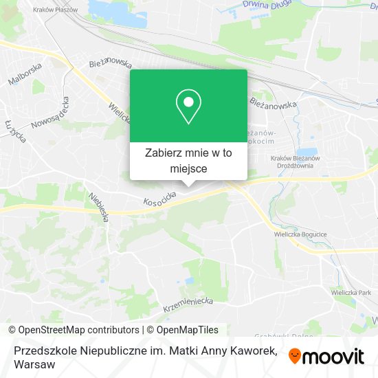 Mapa Przedszkole Niepubliczne im. Matki Anny Kaworek