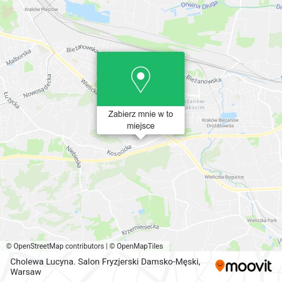 Mapa Cholewa Lucyna. Salon Fryzjerski Damsko-Męski