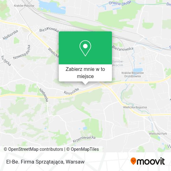 Mapa El-Be. Firma Sprzątająca