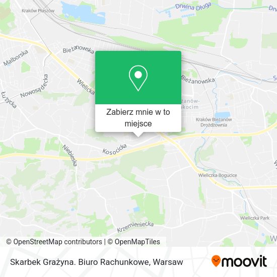 Mapa Skarbek Grażyna. Biuro Rachunkowe