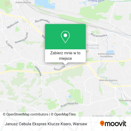 Mapa Janusz Cebula Ekspres Klucze Ksero