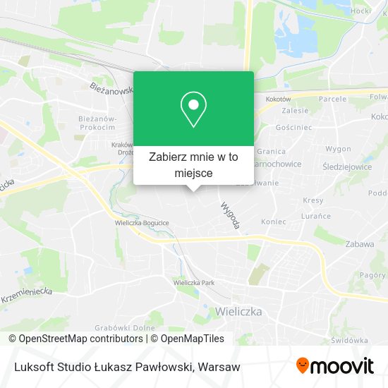 Mapa Luksoft Studio Łukasz Pawłowski