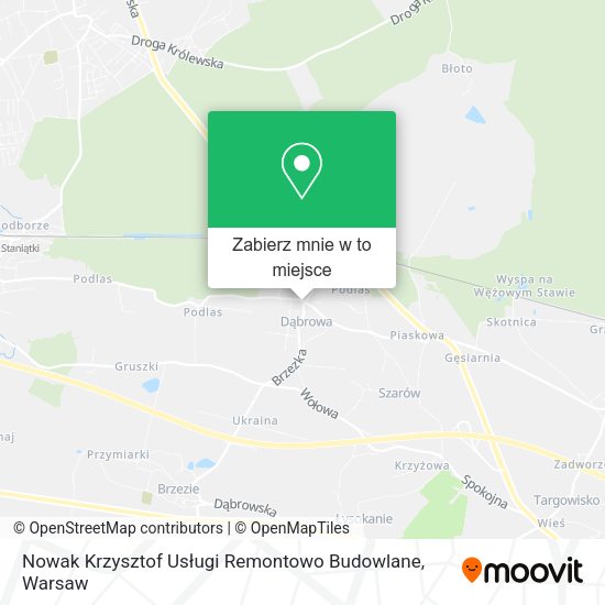 Mapa Nowak Krzysztof Usługi Remontowo Budowlane