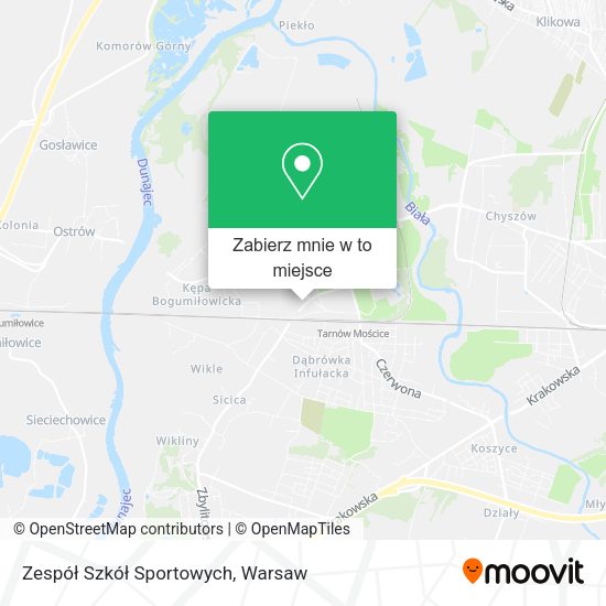 Mapa Zespół Szkół Sportowych