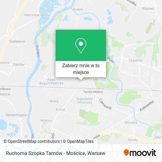 Mapa Ruchoma Szopka Tarnów - Mościce