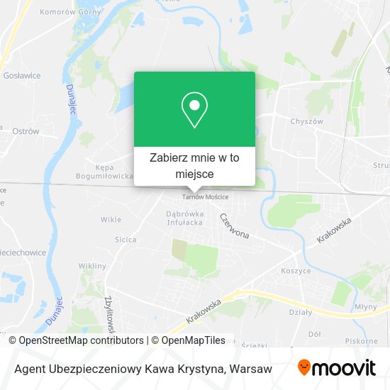 Mapa Agent Ubezpieczeniowy Kawa Krystyna