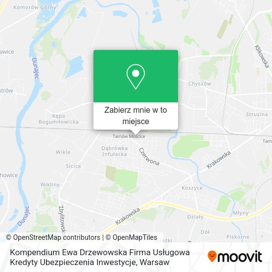 Mapa Kompendium Ewa Drzewowska Firma Usługowa Kredyty Ubezpieczenia Inwestycje