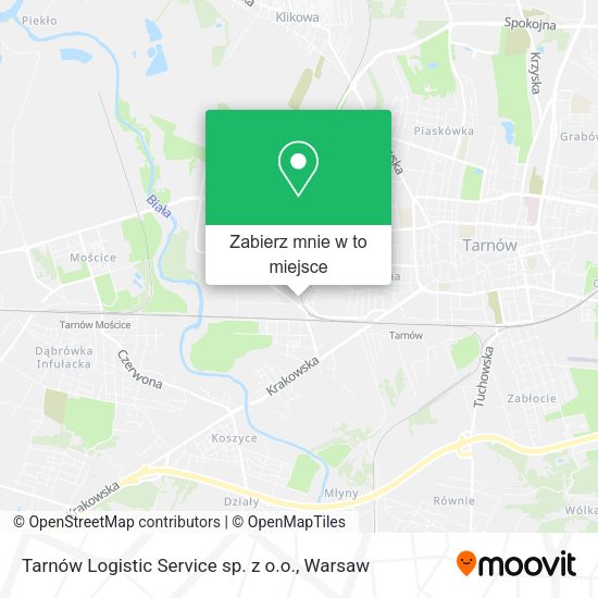 Mapa Tarnów Logistic Service sp. z o.o.