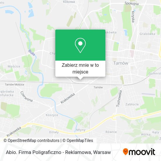 Mapa Abio. Firma Poligraficzno - Reklamowa