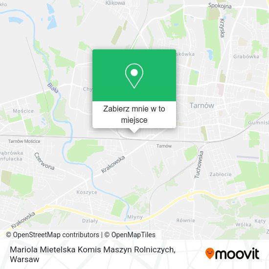 Mapa Mariola Mietelska Komis Maszyn Rolniczych