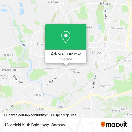 Mapa Mościcki Klub Balonowy