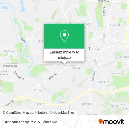 Mapa Altconnect sp. z o.o.