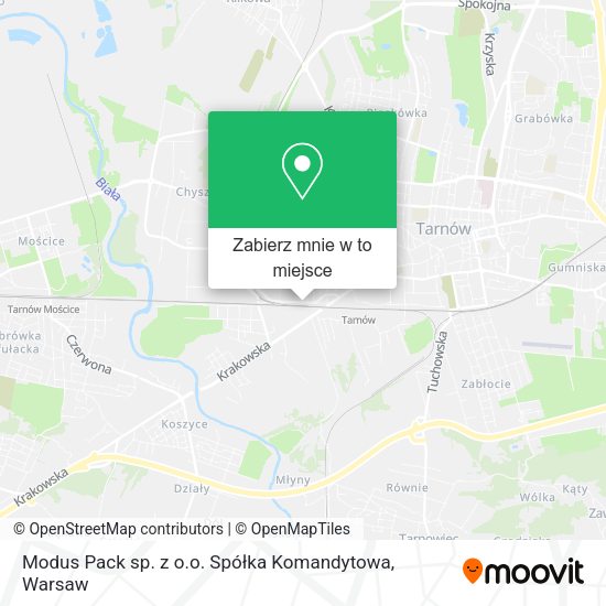 Mapa Modus Pack sp. z o.o. Spółka Komandytowa