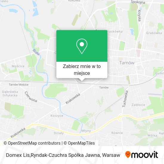 Mapa Domex Lis,Ryndak-Czuchra Spółka Jawna