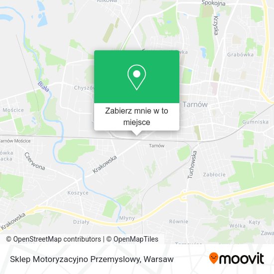 Mapa Sklep Motoryzacyjno Przemyslowy