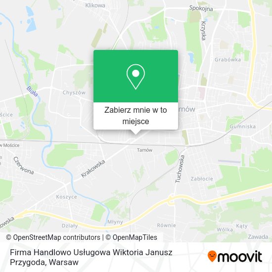 Mapa Firma Handlowo Usługowa Wiktoria Janusz Przygoda