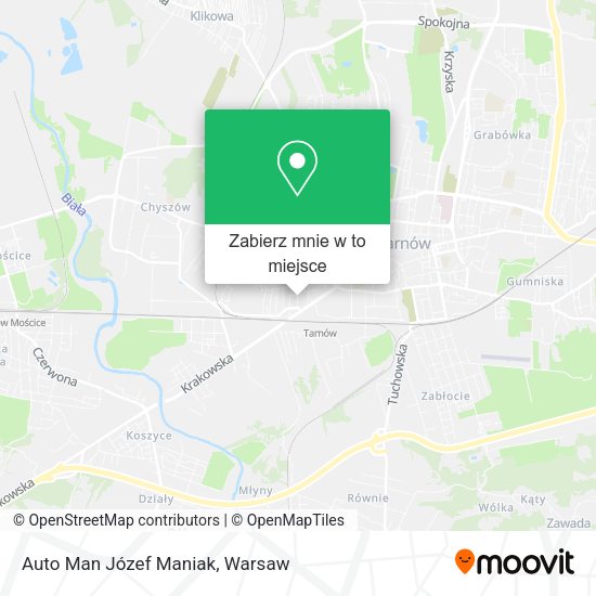 Mapa Auto Man Józef Maniak