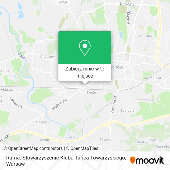 Mapa Rama. Stowarzyszenie Klubu Tańca Towarzyskiego