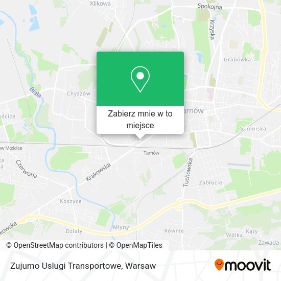 Mapa Zujumo Uslugi Transportowe