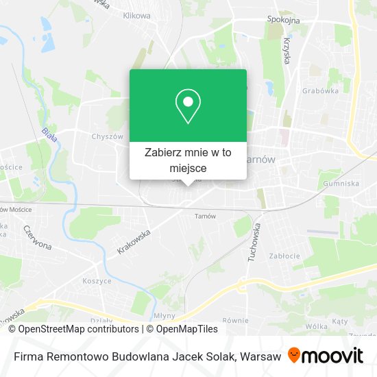 Mapa Firma Remontowo Budowlana Jacek Solak