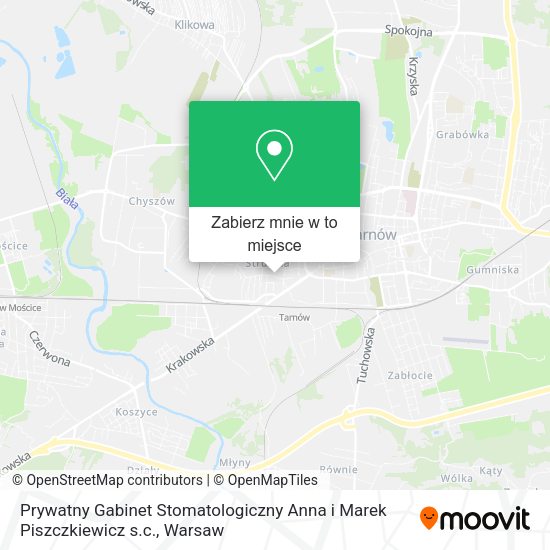 Mapa Prywatny Gabinet Stomatologiczny Anna i Marek Piszczkiewicz s.c.