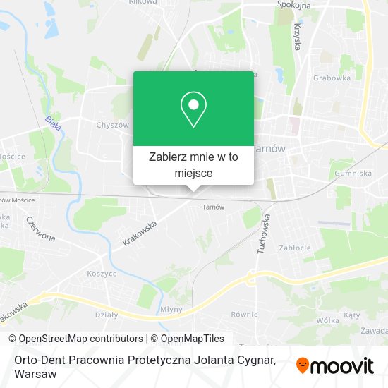 Mapa Orto-Dent Pracownia Protetyczna Jolanta Cygnar