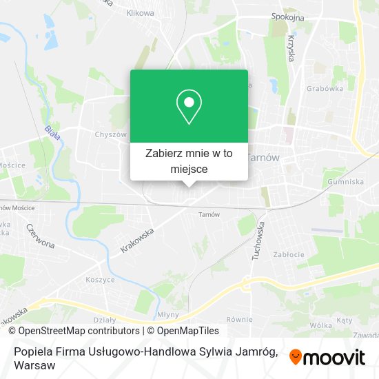 Mapa Popiela Firma Usługowo-Handlowa Sylwia Jamróg