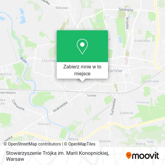 Mapa Stowarzyszenie Trójka im. Marii Konopnickiej