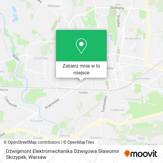 Mapa Dźwigmont Elektromechanika Dźwigowa Sławomir Skrzypek