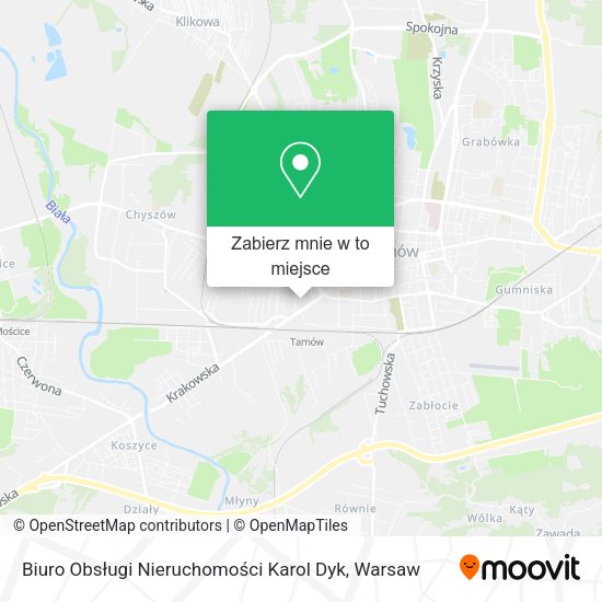 Mapa Biuro Obsługi Nieruchomości Karol Dyk