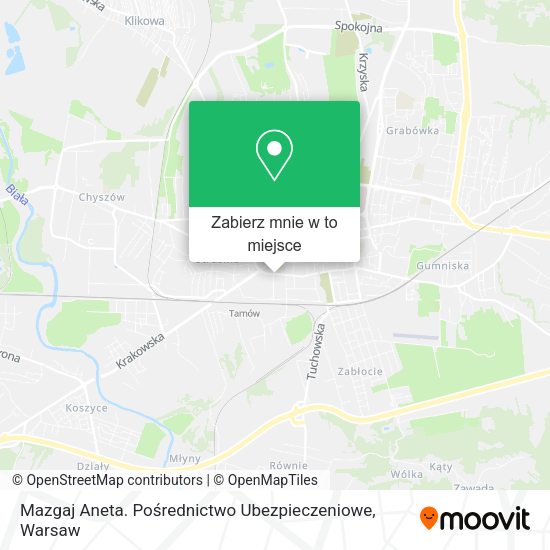 Mapa Mazgaj Aneta. Pośrednictwo Ubezpieczeniowe