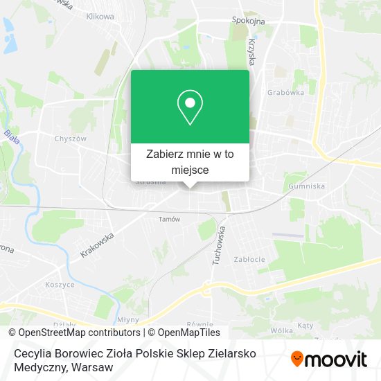 Mapa Cecylia Borowiec Zioła Polskie Sklep Zielarsko Medyczny