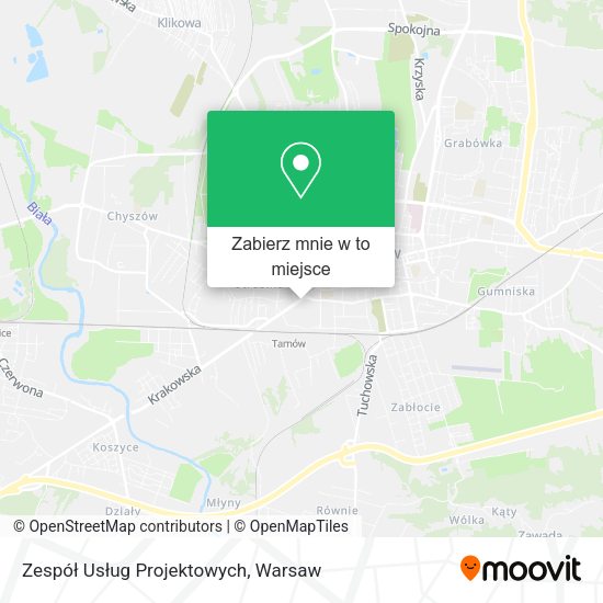 Mapa Zespół Usług Projektowych