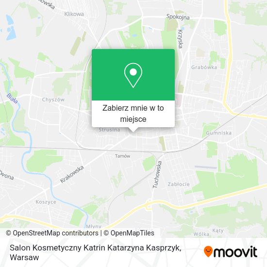 Mapa Salon Kosmetyczny Katrin Katarzyna Kasprzyk