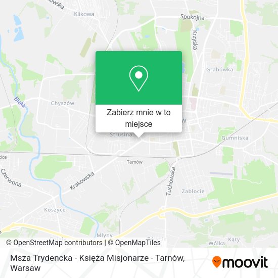 Mapa Msza Trydencka - Księża Misjonarze - Tarnów