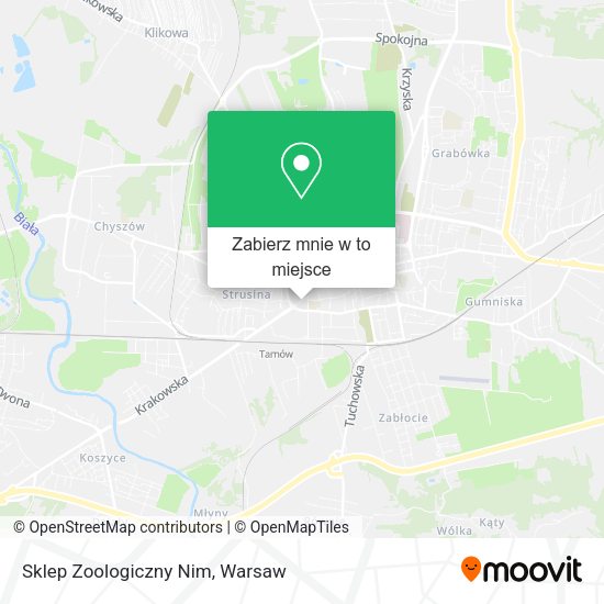 Mapa Sklep Zoologiczny Nim