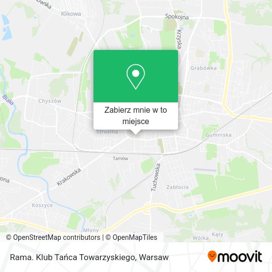 Mapa Rama. Klub Tańca Towarzyskiego