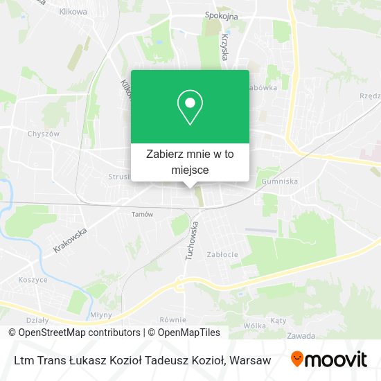 Mapa Ltm Trans Łukasz Kozioł Tadeusz Kozioł