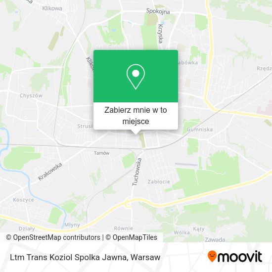 Mapa Ltm Trans Koziol Spolka Jawna