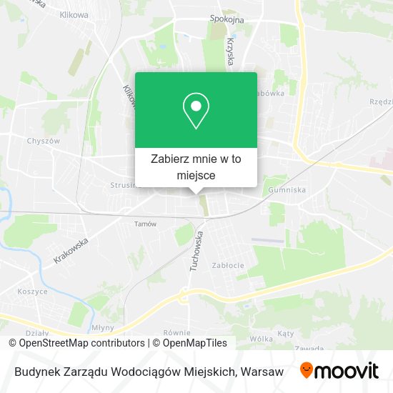 Mapa Budynek Zarządu Wodociągów Miejskich