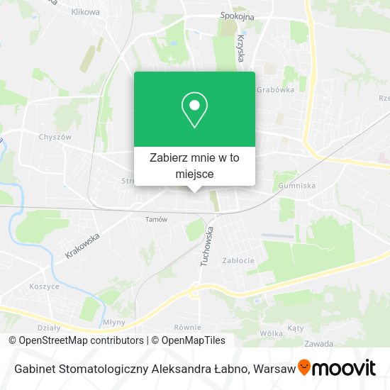 Mapa Gabinet Stomatologiczny Aleksandra Łabno