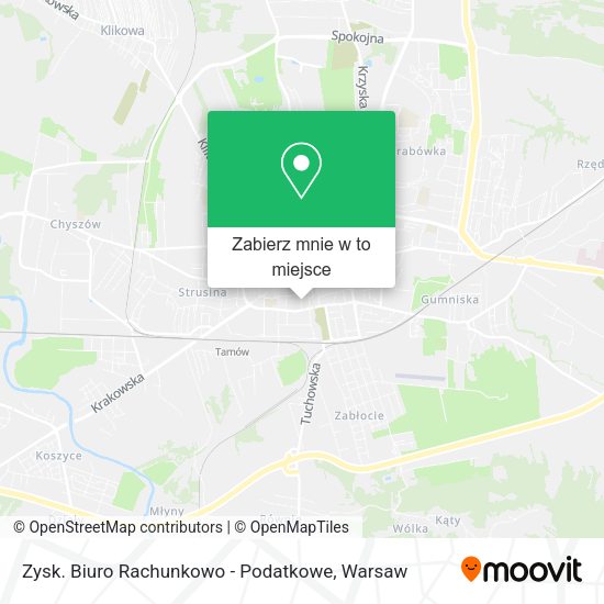 Mapa Zysk. Biuro Rachunkowo - Podatkowe