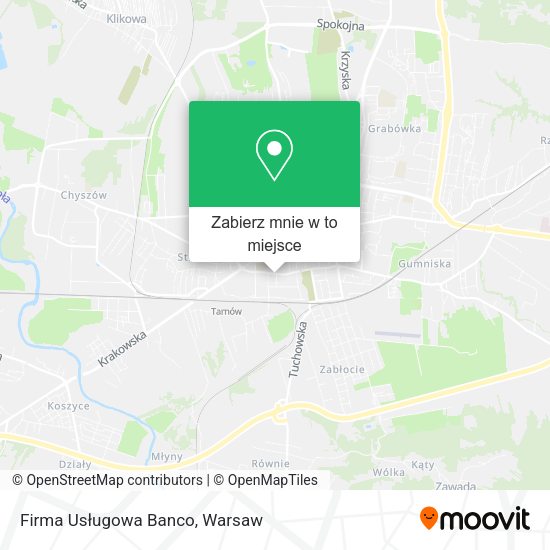 Mapa Firma Usługowa Banco