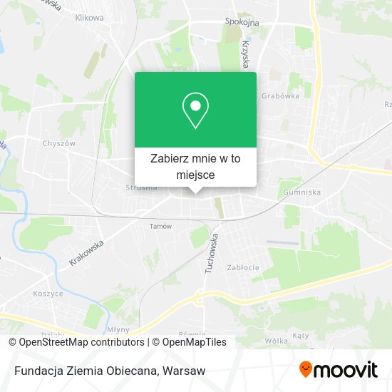 Mapa Fundacja Ziemia Obiecana