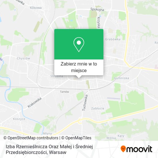 Mapa Izba Rzemieślnicza Oraz Małej i Średniej Przedsiębiorczości