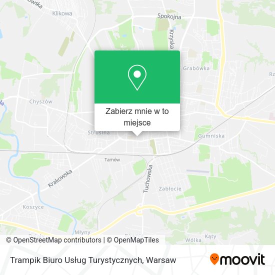 Mapa Trampik Biuro Usług Turystycznych