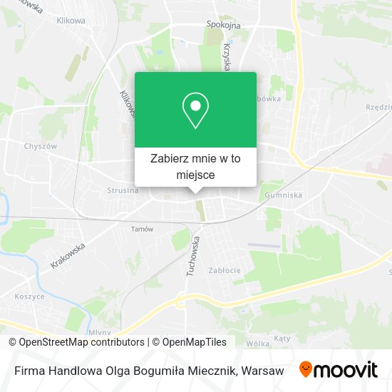 Mapa Firma Handlowa Olga Bogumiła Miecznik