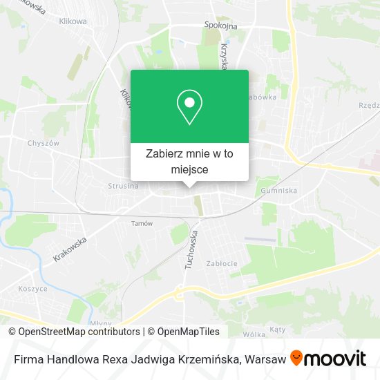 Mapa Firma Handlowa Rexa Jadwiga Krzemińska