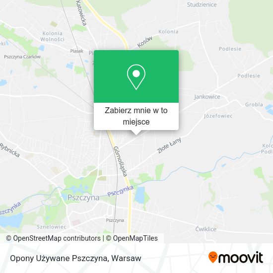 Mapa Opony Używane Pszczyna