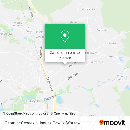 Mapa Geomiar Geodezja Janusz Gawlik